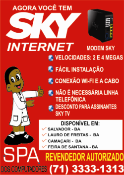 Internet Banda Larga com WiFi em Itapuã Salvador BA