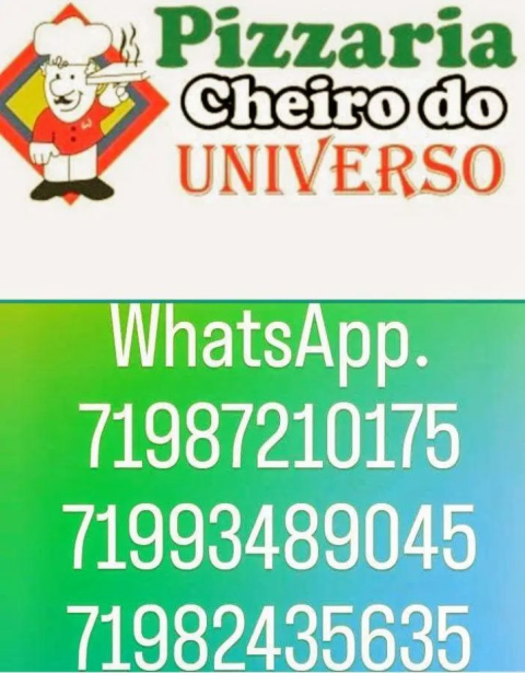 Pizzaria cheiro do universo