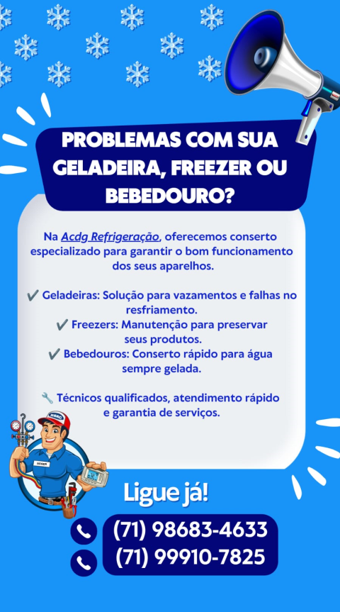 Refrigeração com Qualidade, Garantia e Agilidade